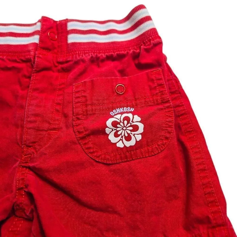 Oshkosh red shorts 4T